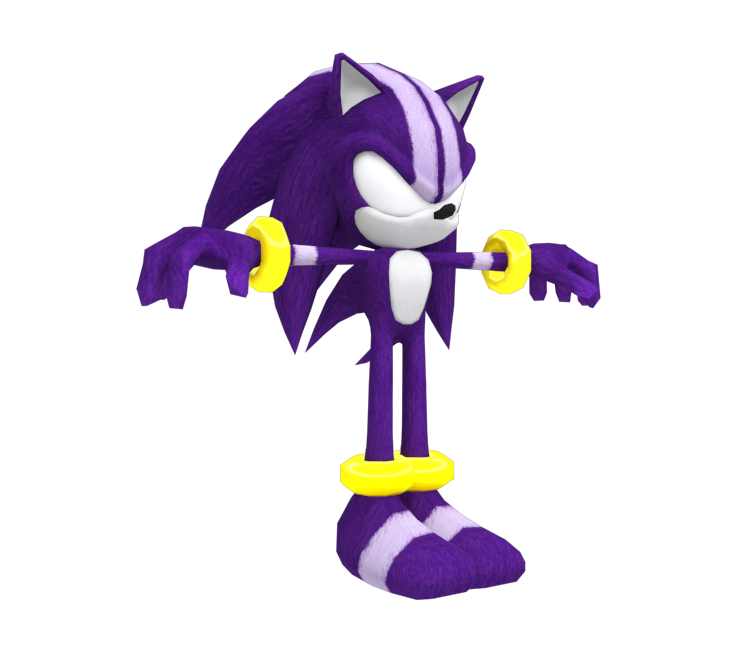 Wii - Sonic and the Secret Rings - Darkspine Sonic - The Models